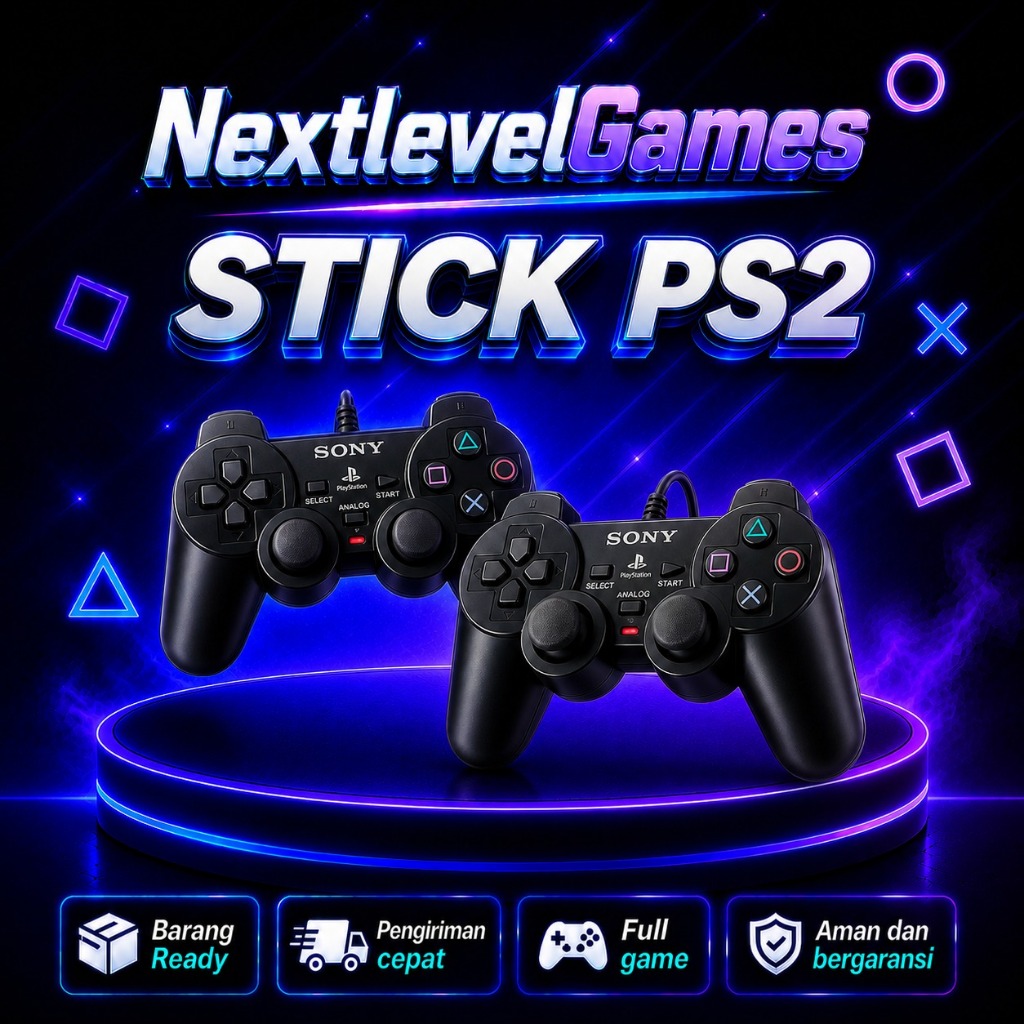 SONY Stik Stick PS2 Playstation 2 Wired Kabel Sony OP