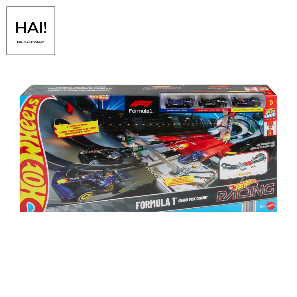JDY16 Hot Wheels Racing Formula 1 GrandPrix Circuit Track Set