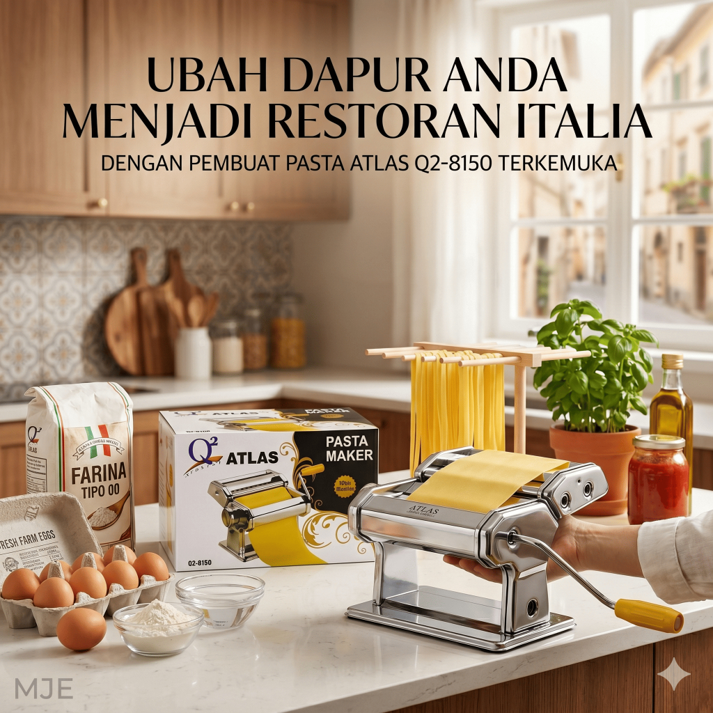 Gilingan Mie Q2 Atlas Original Pasta Maker Q2 ATLAS Gilingan Mie Kulit Molen Pangsit