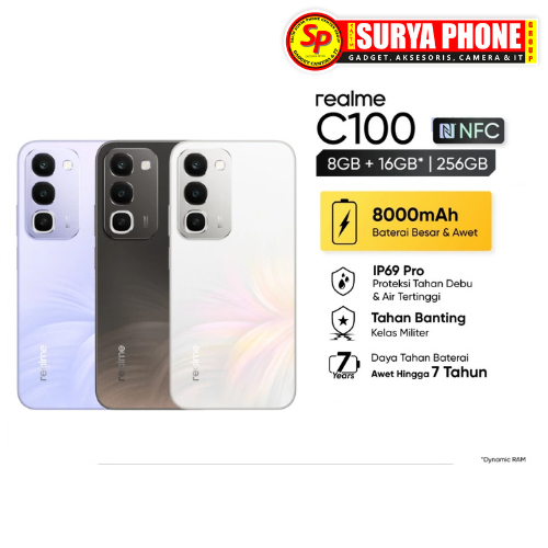 REALME C100 4G RAM 8GB / 256GB