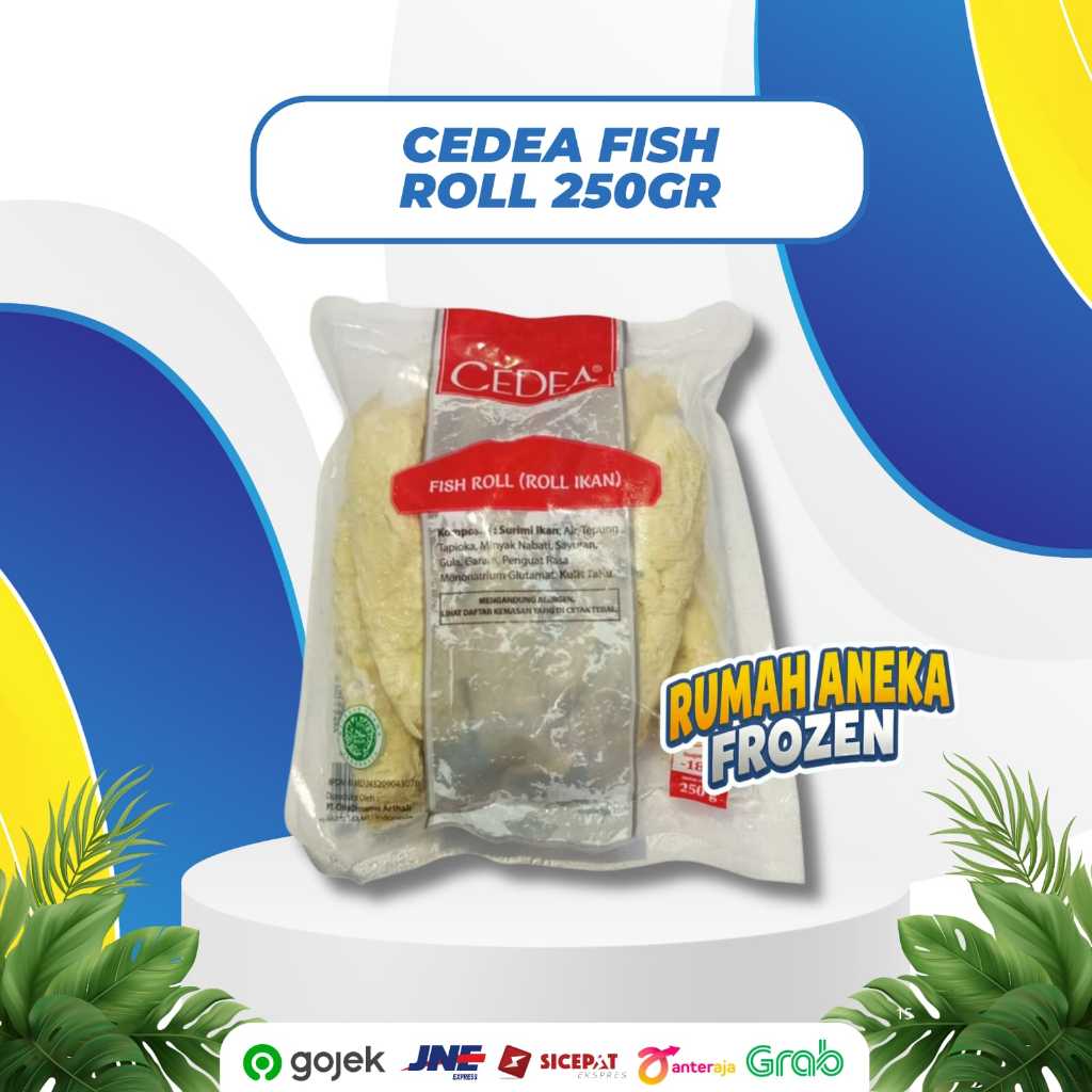 Cedea fish roll ( roll ikan ) 250gr/FISH ROLL ENAK