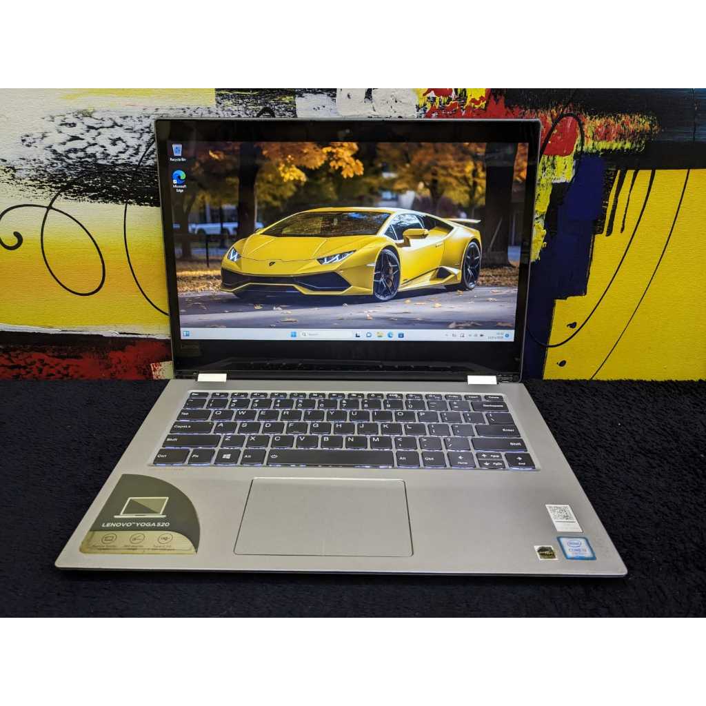 Laptop Lenovo Yoga 520 Core i3 Gen 7 8/320 Backlit Siap Pakai