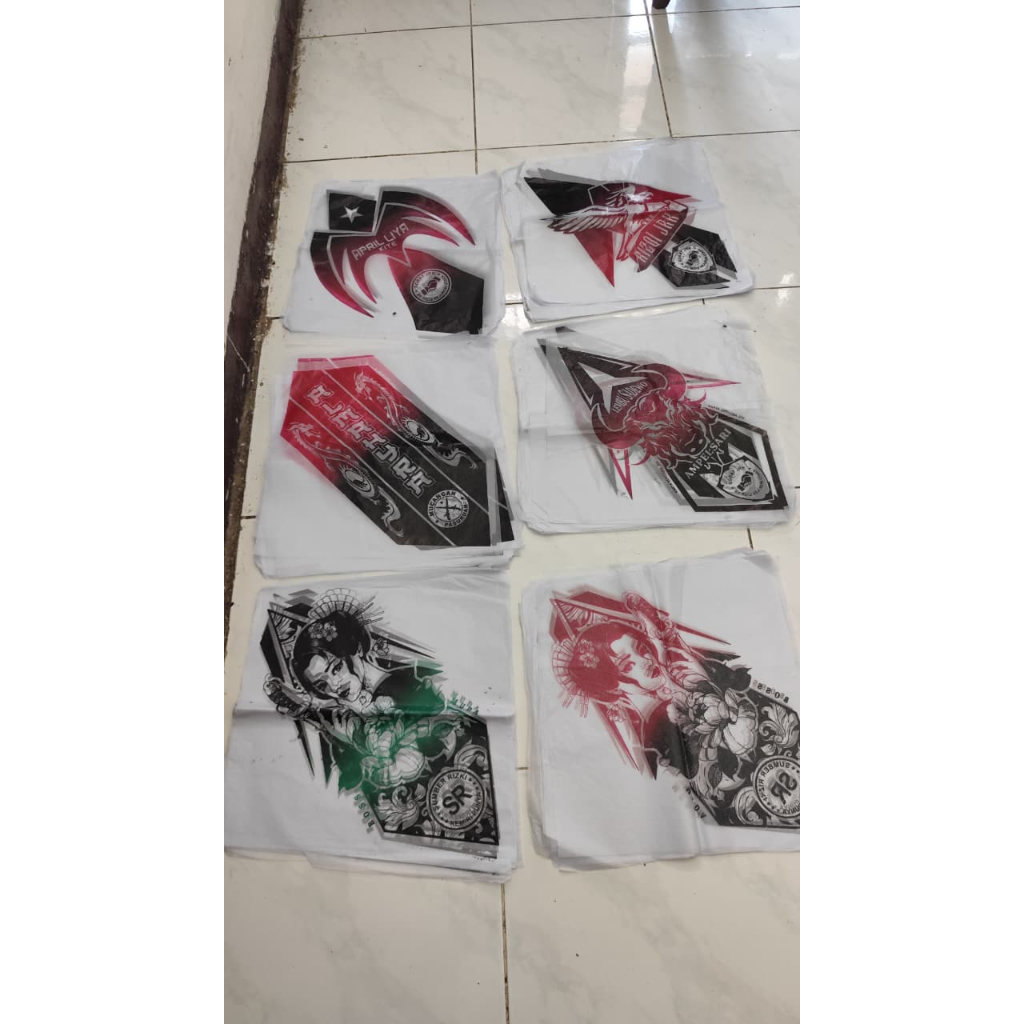 Kertas Layangan 50 lembar Sukhoi - Bahan Kertas Layangan Sablon Motif Keren