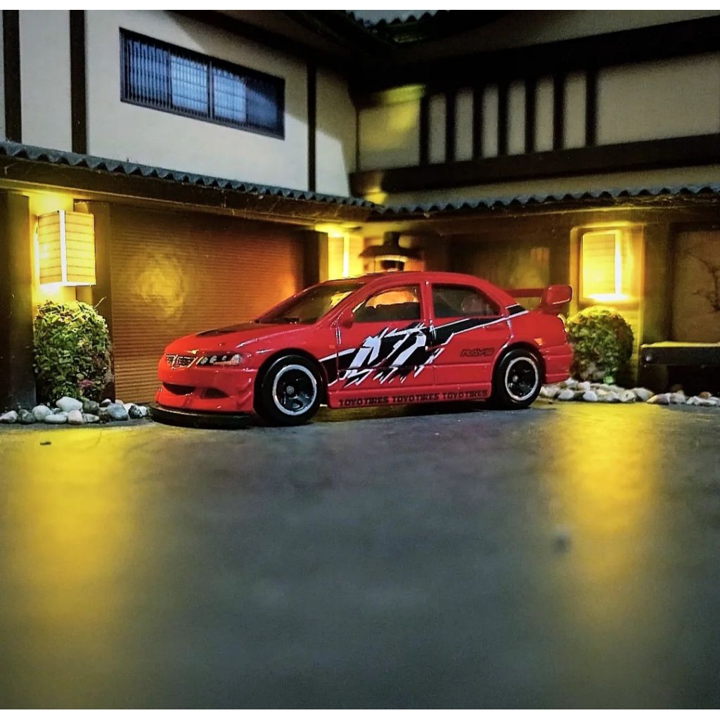 Hotwheels Mitsubishi Lancer Evolution IX Tokyo Drift - Loose