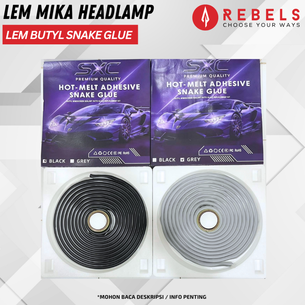 LEM BUTYL LEM MIKA HEADLAMP MOTOR HEADLAMP MOBIL