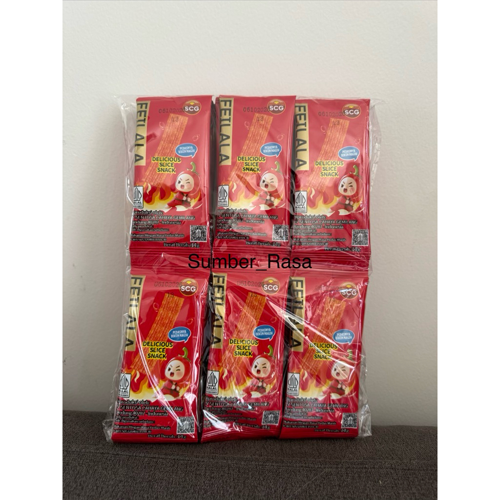 Snack Pedas Renyah FEILALA 30 Pcs per Renceng de de