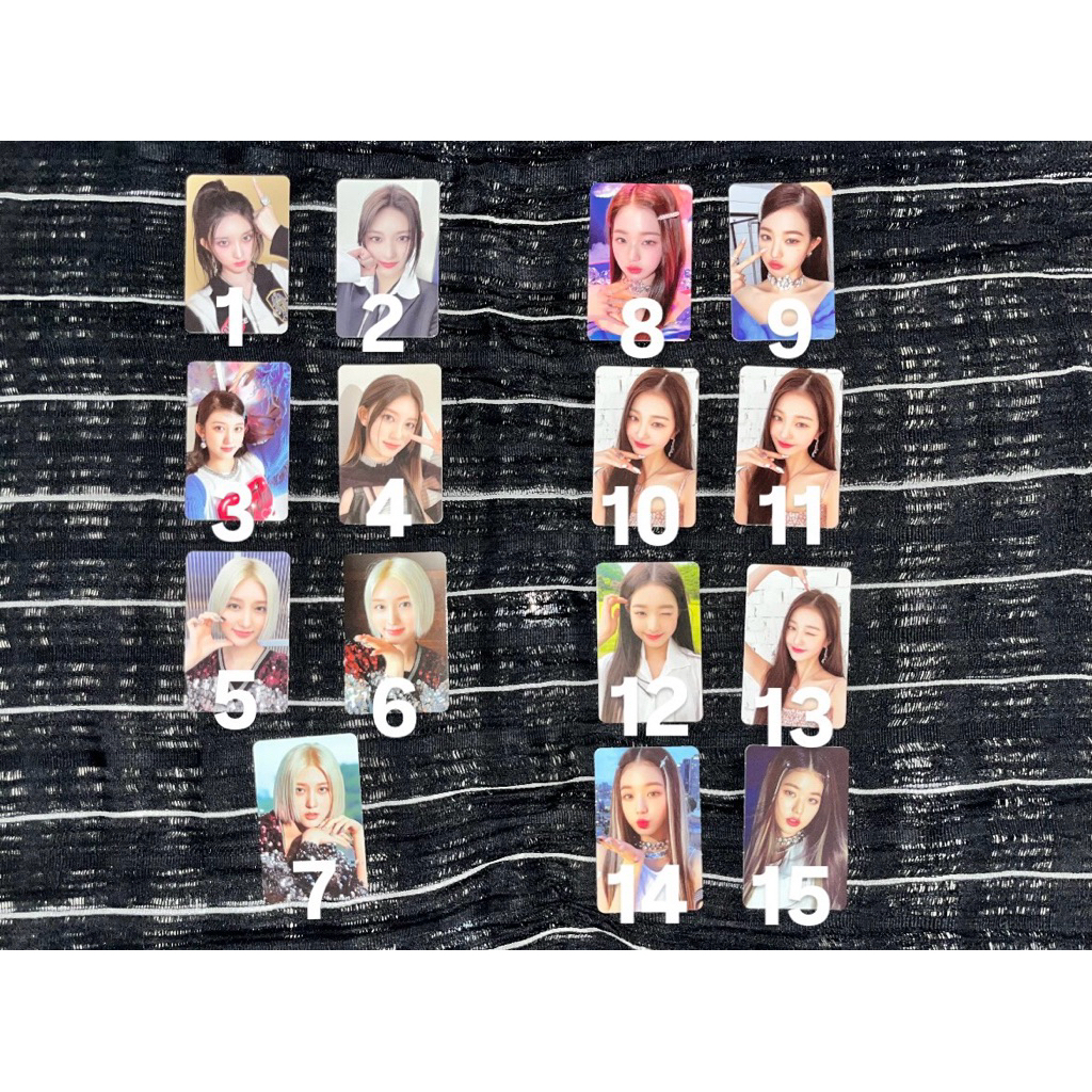 OFFICIAL PHOTOCARD IVE - Gaeul, Wonyoung
