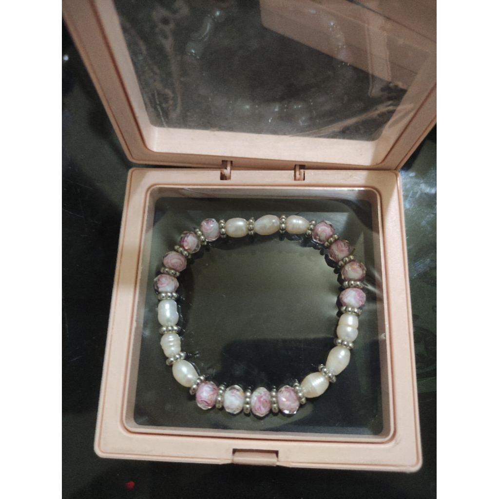 Gelang mutiara laut asli Gelang wanita mutiara laut lombok