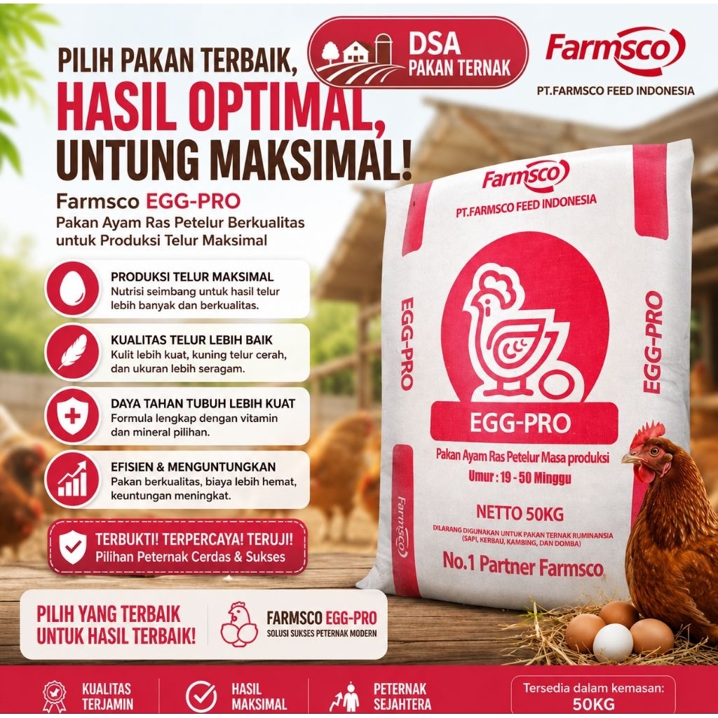Pakan jadi ayam petelur 1kg