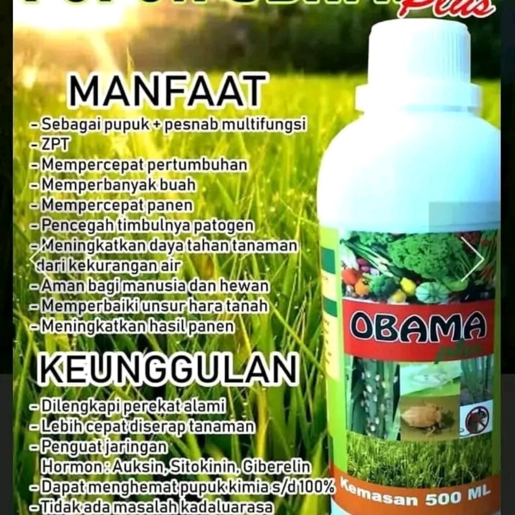 pupuk cair OBAMA kemasan 500ml
