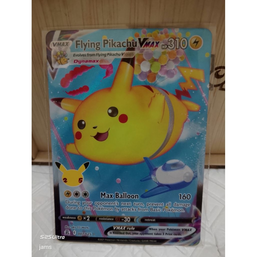 Pokemon Flying Pikachu VMAX 25th en
