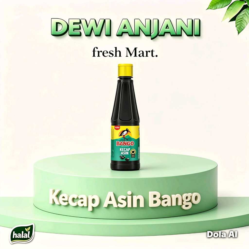 Kecap Asin Bango 132ml - Rasa Asin Gurih