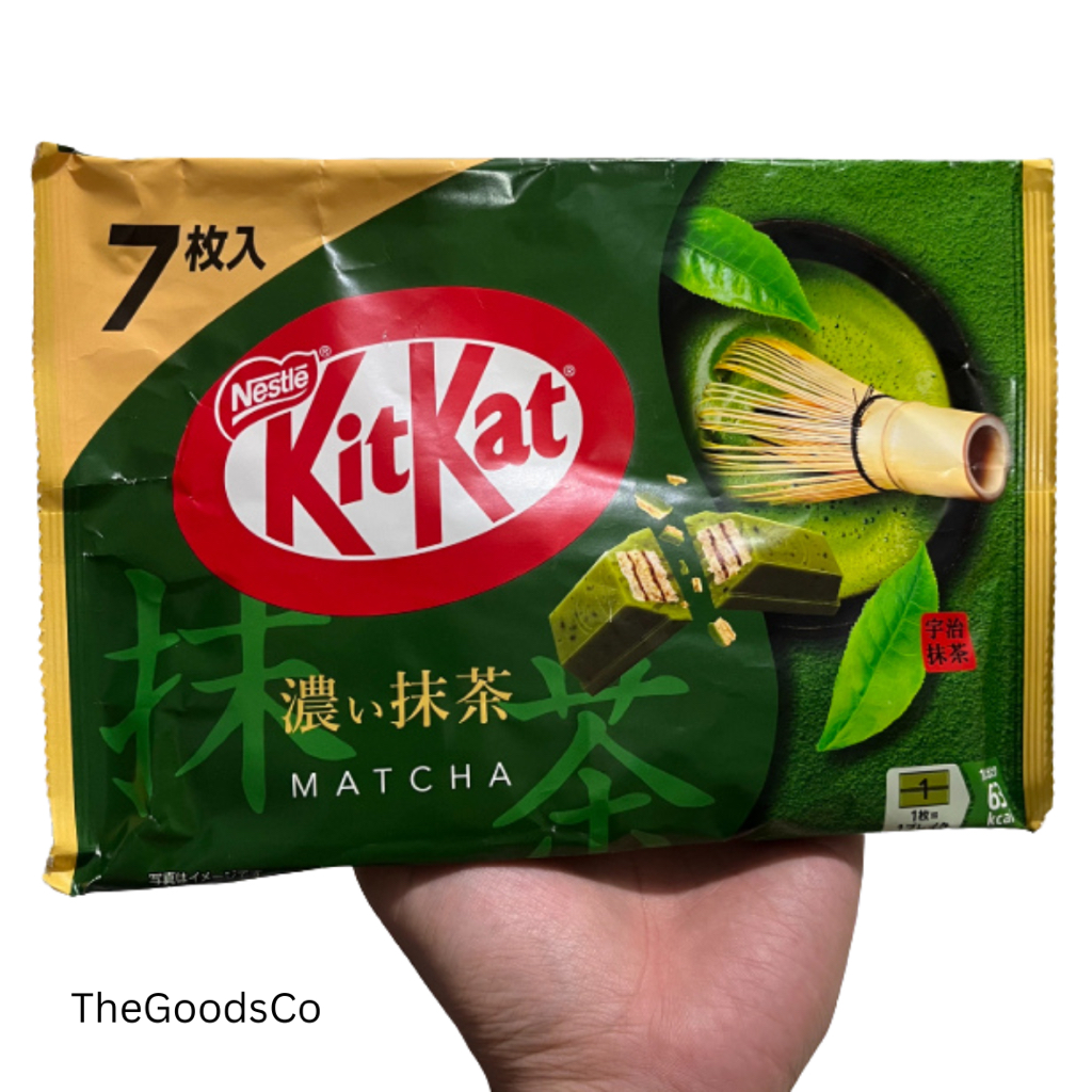 Nestle KitKat Matcha 7 Pieces Green Tea Snack Anak Kudapan Makanan Ringan Handcarry Original Jepang