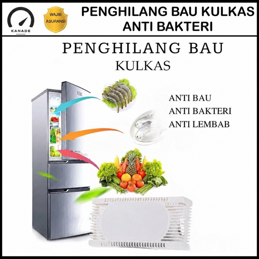 Penghilang Bau Kulkas Anti Bakteri Kulkas / Penghilang Bau Kulkas 40gram / Penghilang Bau Lemari Es 