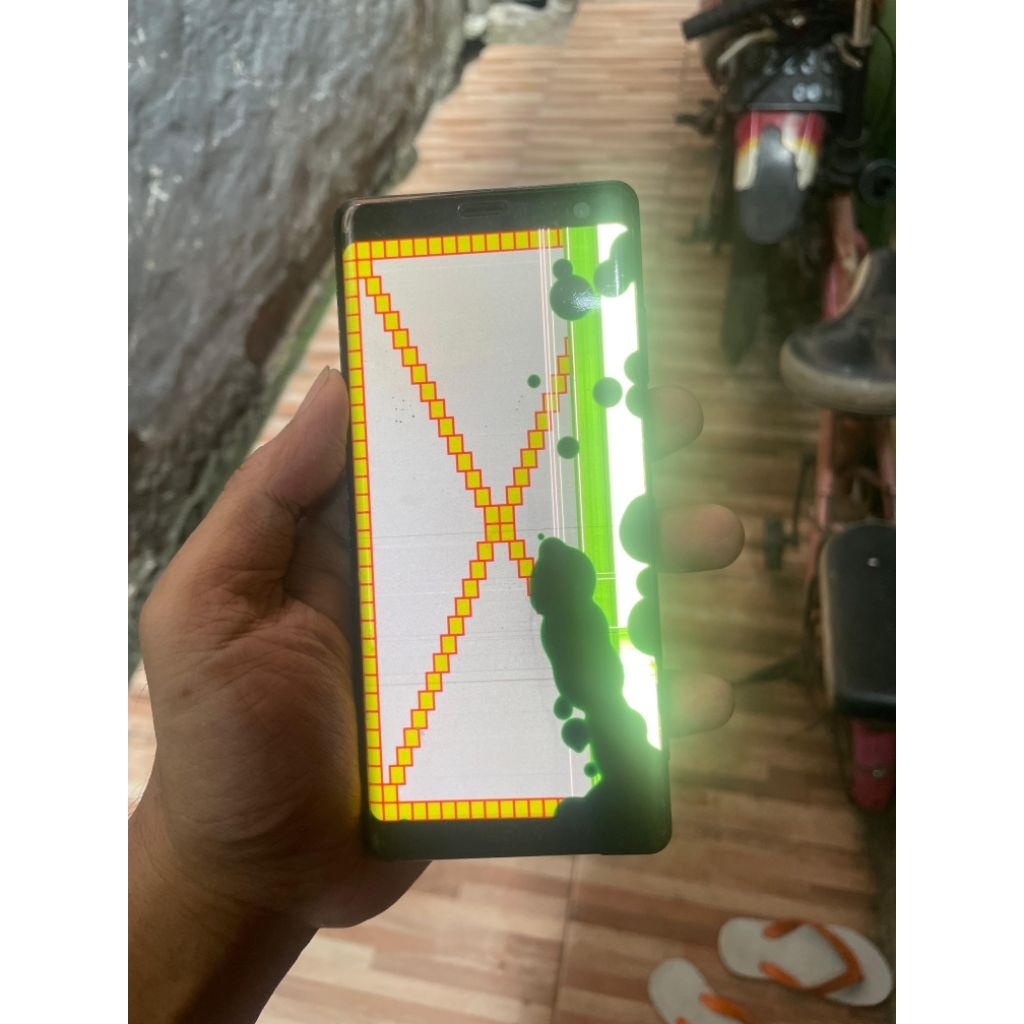 Lcd dan frame Xz3 ori copotan minus