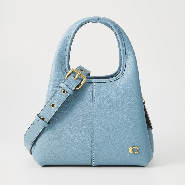 [Preloved] Tas Kulit Luxury Branded Coach Lana 23 Bag Bluebell Denim Authentic Boutique