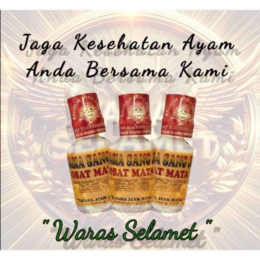 OBAT MATA AYAM BERAIR, BENGKAK DAN KATARAK 15ML