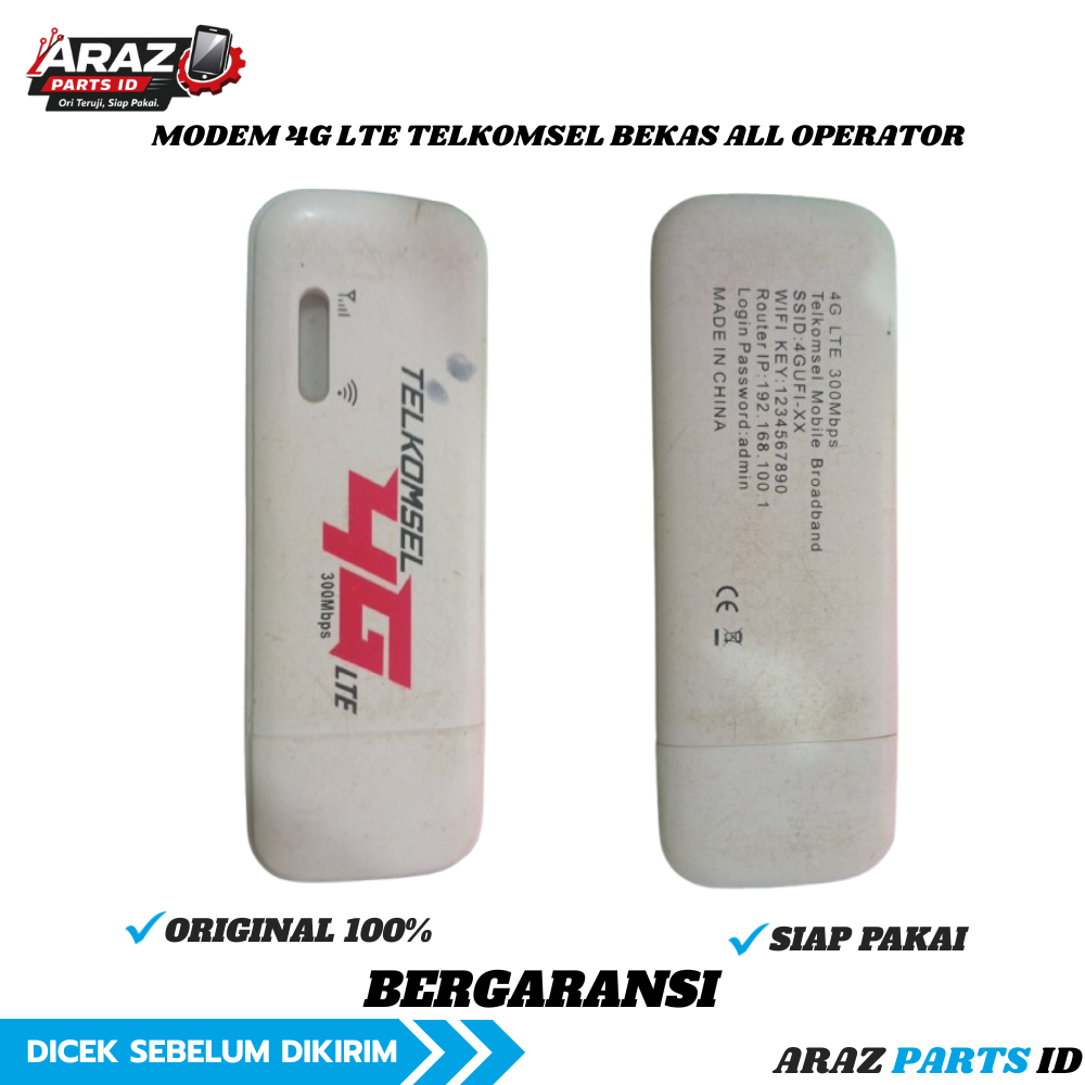 Modem 4G LTE Telkomsel Bekas All Operator | WiFi Portable Normal | Araz Parts ID