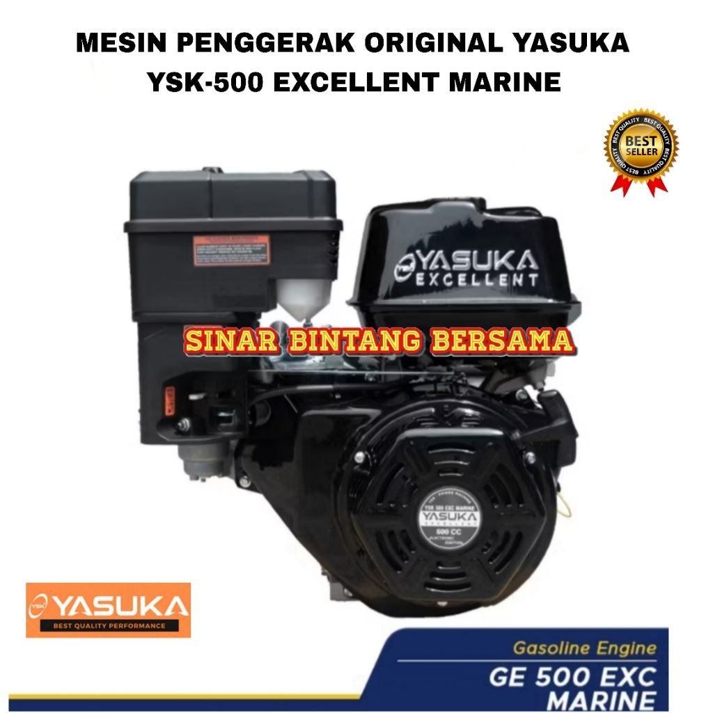 Mesin Penggerak Original Yasuka YSK-500 Excellent Marine Gasoline Engine Bensin