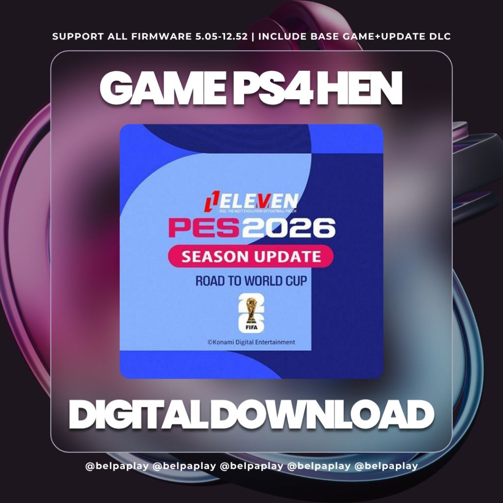 EFOOTBALL PES Eleven Winter Patch 2026 – Game PS4 HEN Digital (Format PKG) | Full Version