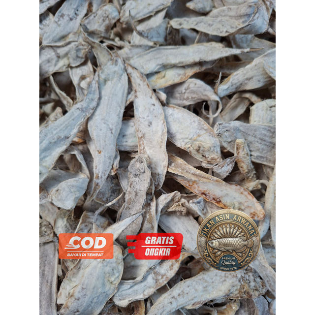 Ikan Asin Ikan Lidah/Sebelah/Lingci Kecil Tipis Kerupuk Kualitas Super 250gram, 500 gram, 1000 gram