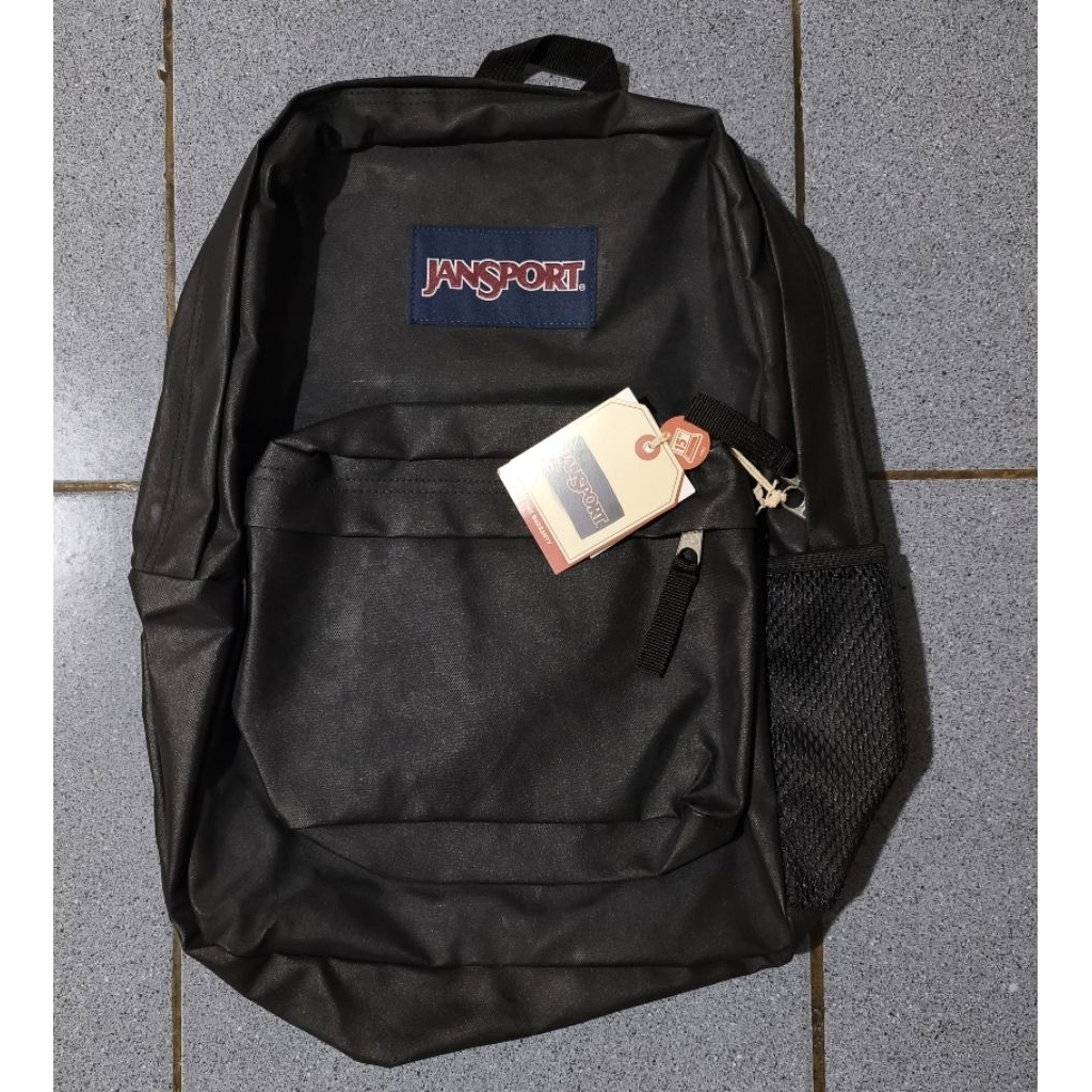 Tas Ransel Bagpack JanSport Hyperbreak Black Matte Coated Original
