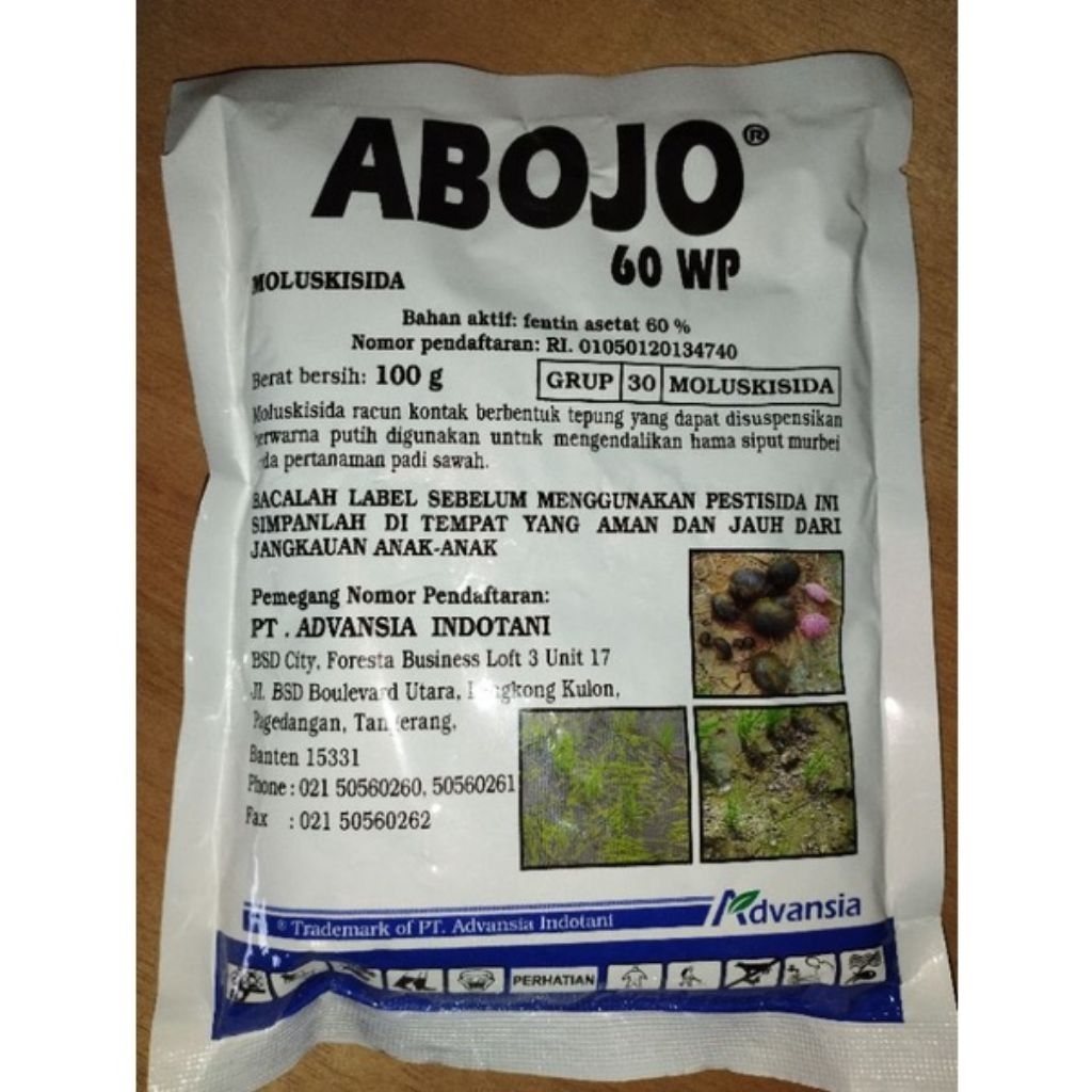 Abojo 100 gram obat keong