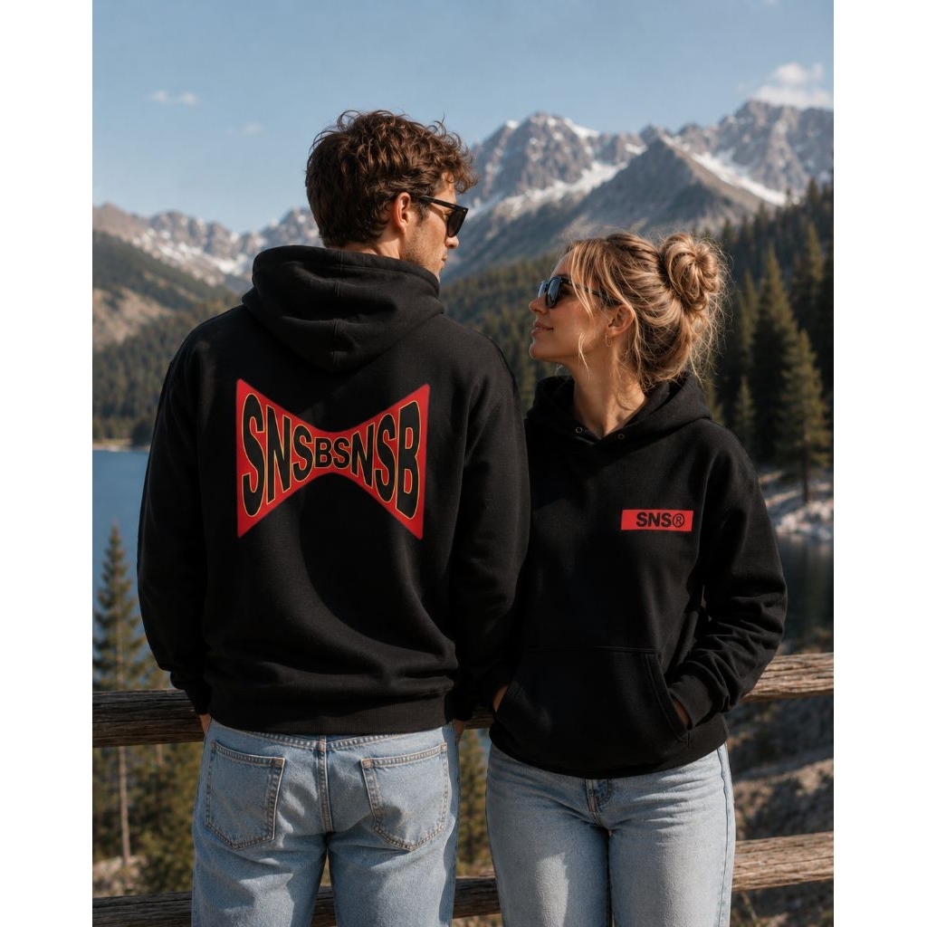 SWEATER HOODIE BOXY SNSB STROM OVERSIZE UNISEX PRIA WANITA COD BAYAR DITEMPAT