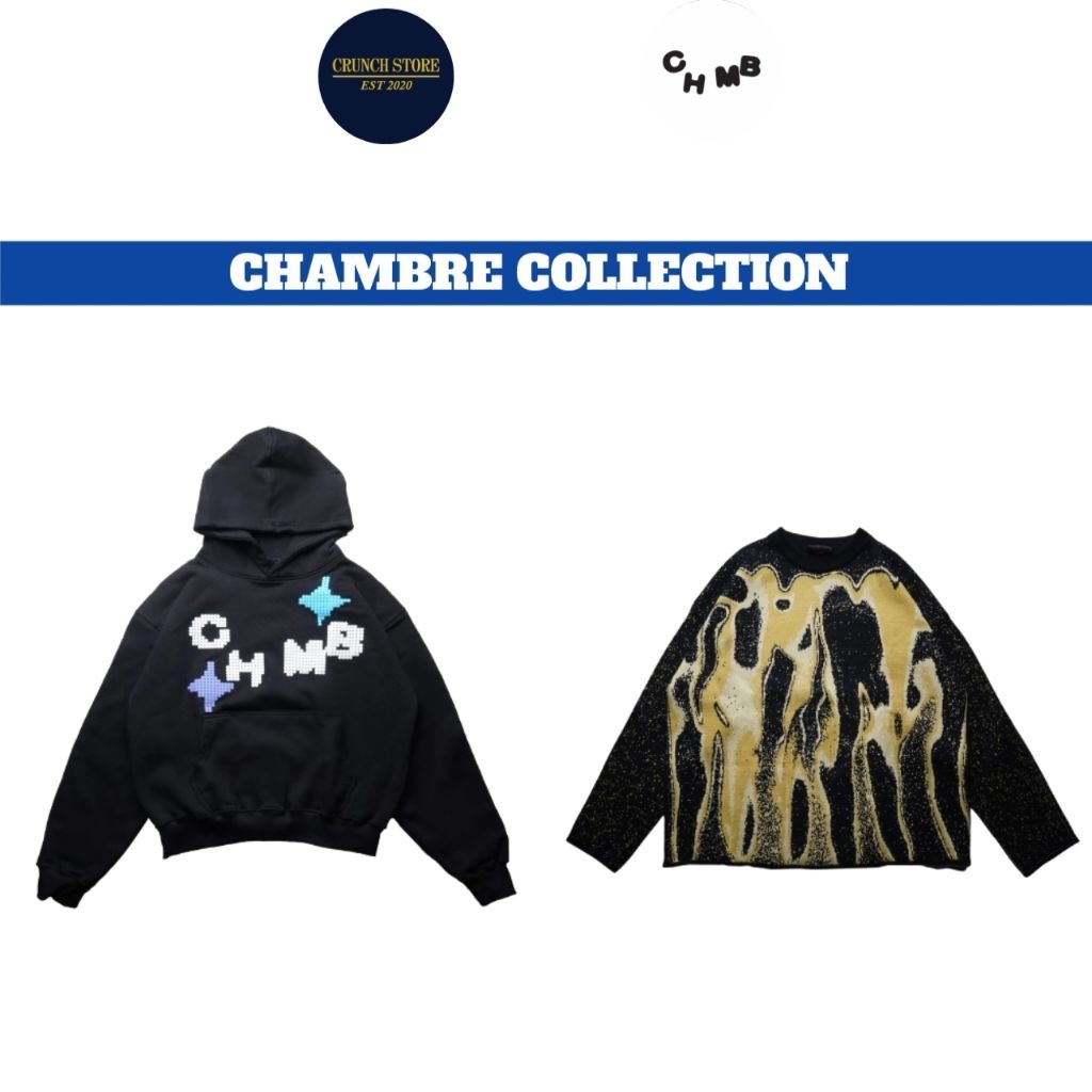 Chambredelavain Collection Zip Hoodie | Hoodie | Knitwear | T-shirt | PantsSize S M L XL  Pria/Wanit