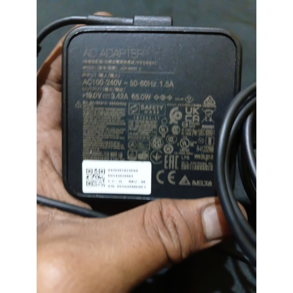 adaptor charger laptop MSI ori second