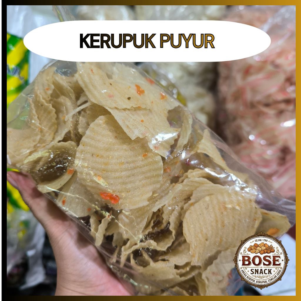 Kerupuk Puyur Mentah Siap Goreng