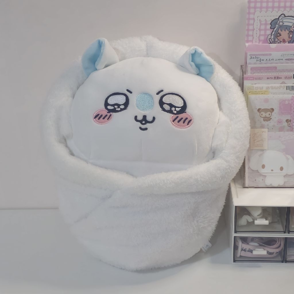 Chiikawa Momonga Big Swaddle Plush