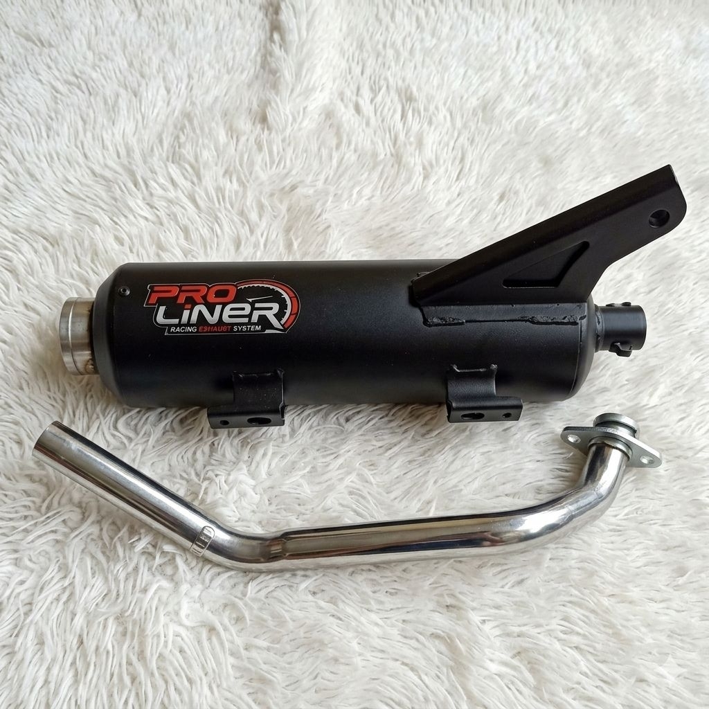 KNALPOT STANDAR RACING  PRO LINER FULL BASS ADEM BEAT NEW BEAT OLD BEAT FI BEAT DELUX MIO J MIO SPOR