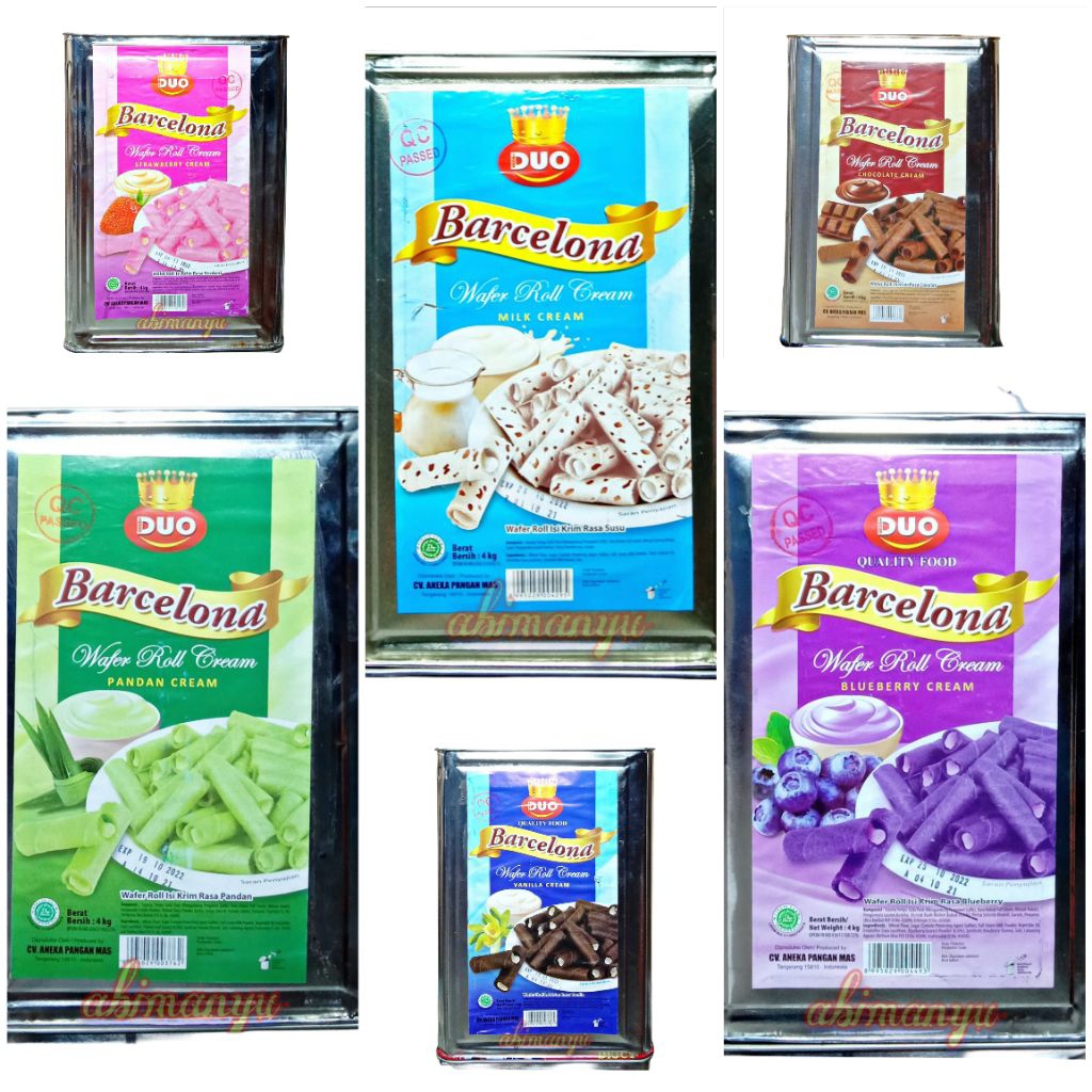 astor barcelona kemasan kaleng 4 kg