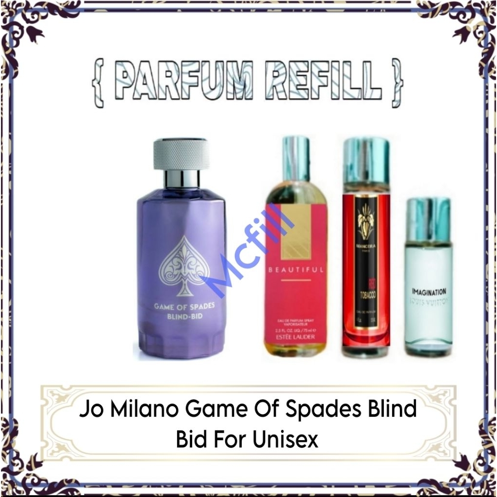 Parfum Refill Jo Milano G of S Blind Bid For Unisex