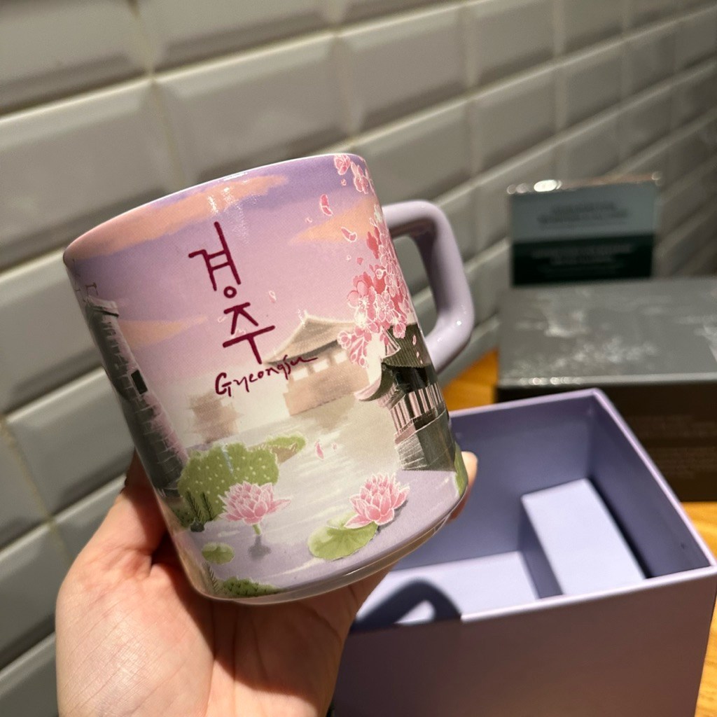 NEW Mug Starbucks Korea Gyeongju City Gelas Keramik Been There Series Original Starbucks Korea