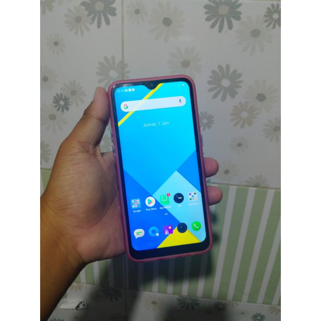 Di jual MURAH HP Realme C2 ram 3/32 Barang BAGUS kondisi Normal Siap Pakai