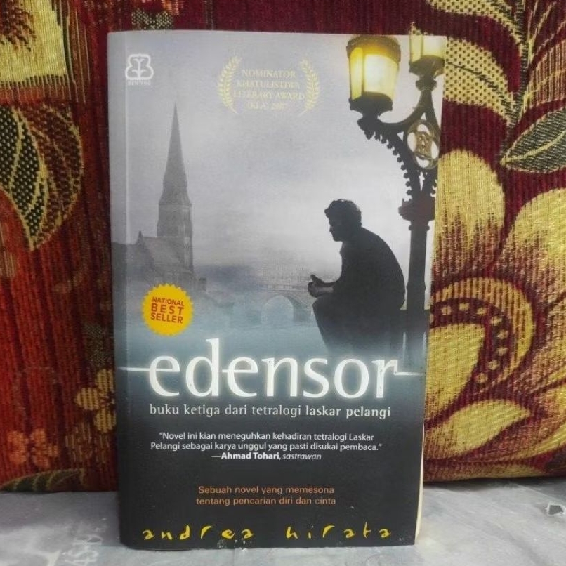 Buku Novel Original edensor buku ketiga dari tetralogi laskar pelangi andra hirata Bekas