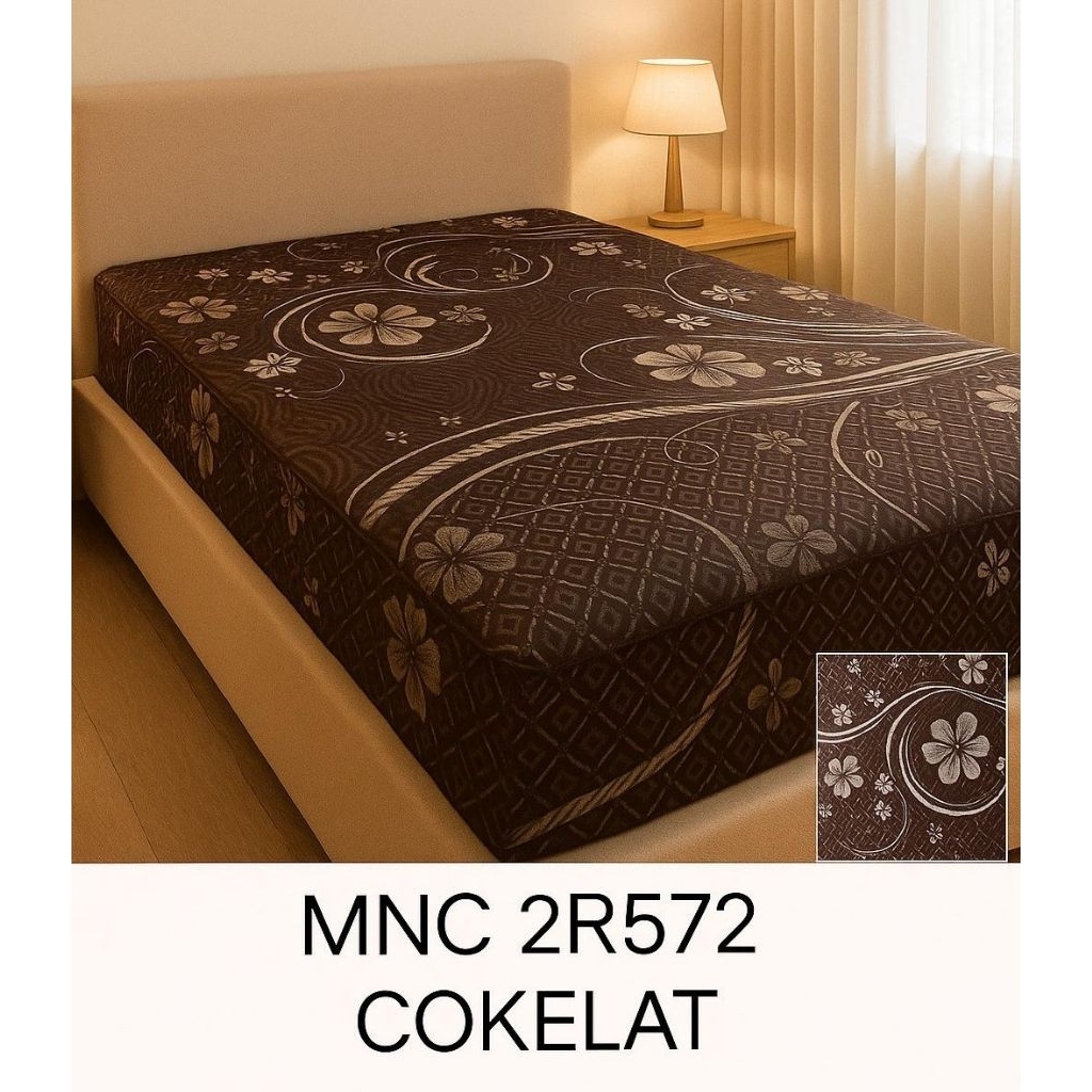 kain kniting springbed tebal 250gsm dengan busa 1cm royal foam