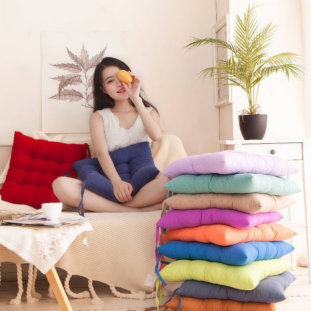 Bantal Alas Duduk Lesehan Silikon Empuk bantal hamil bantal serbaguna