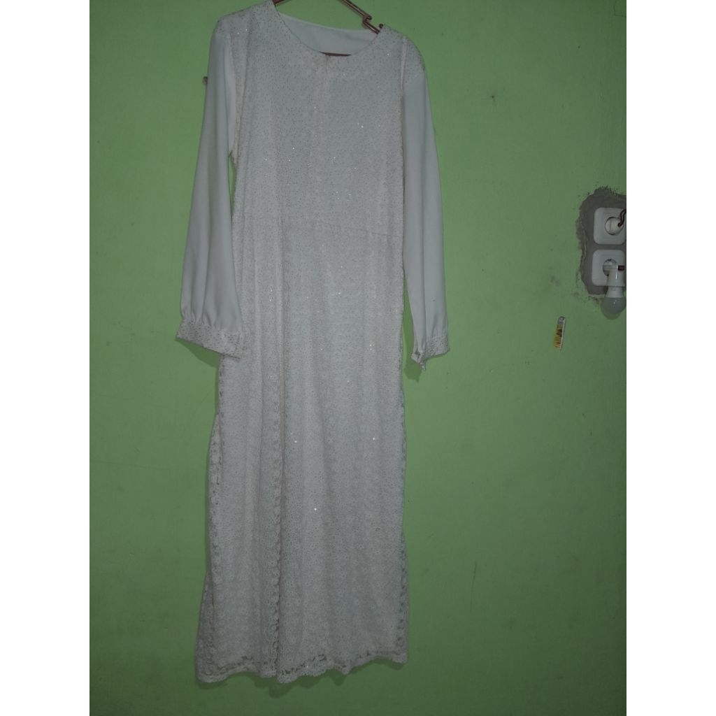 gamis putih preloved