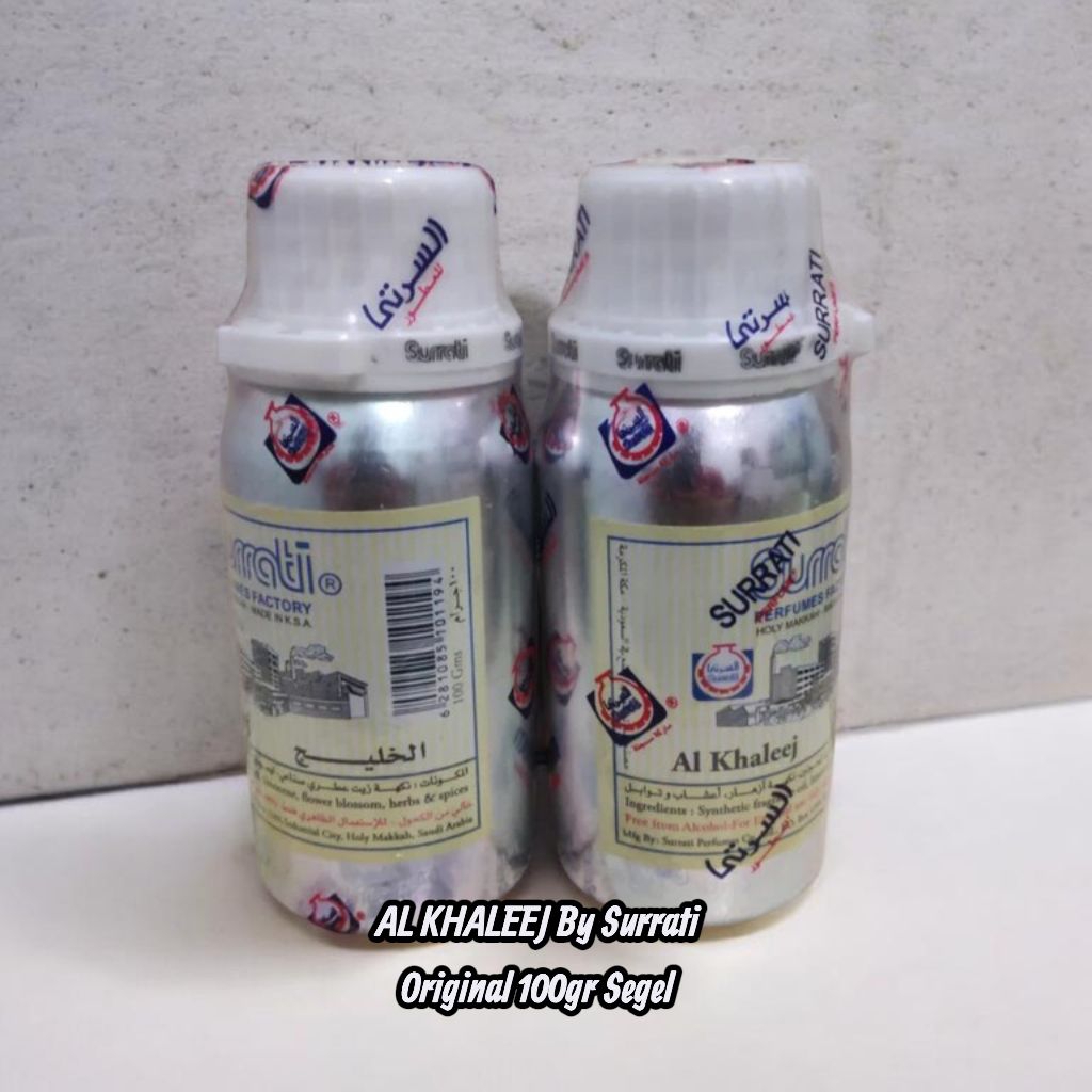 Parfum AL KHALEEJ Surrati Original Makkah Segel 100gr Alkhalij