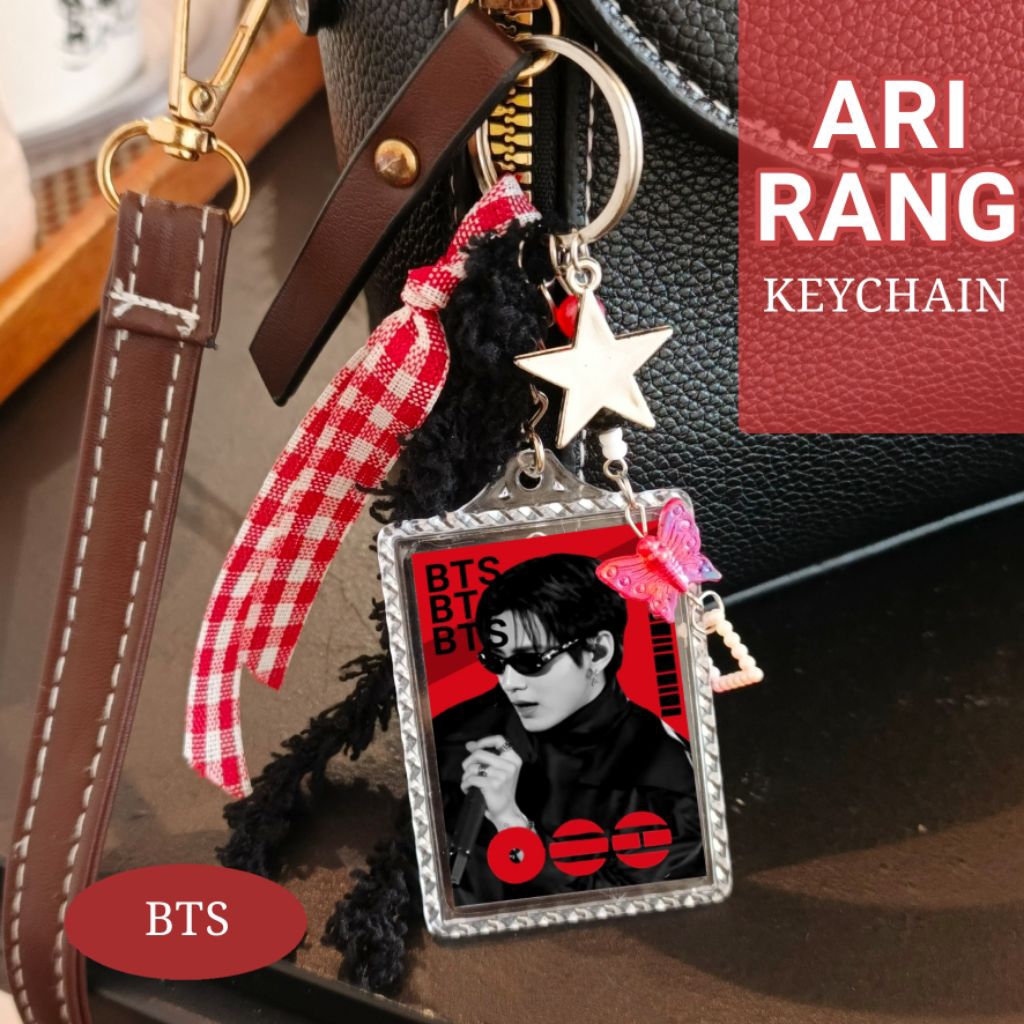 KEYCHAIN BTS ARIRANG/ BTS ARIRANG/ BTS CLEAR KEYCHAIN ACRILYC/ GANTUNGAN KUNCI BTS ARIRANG