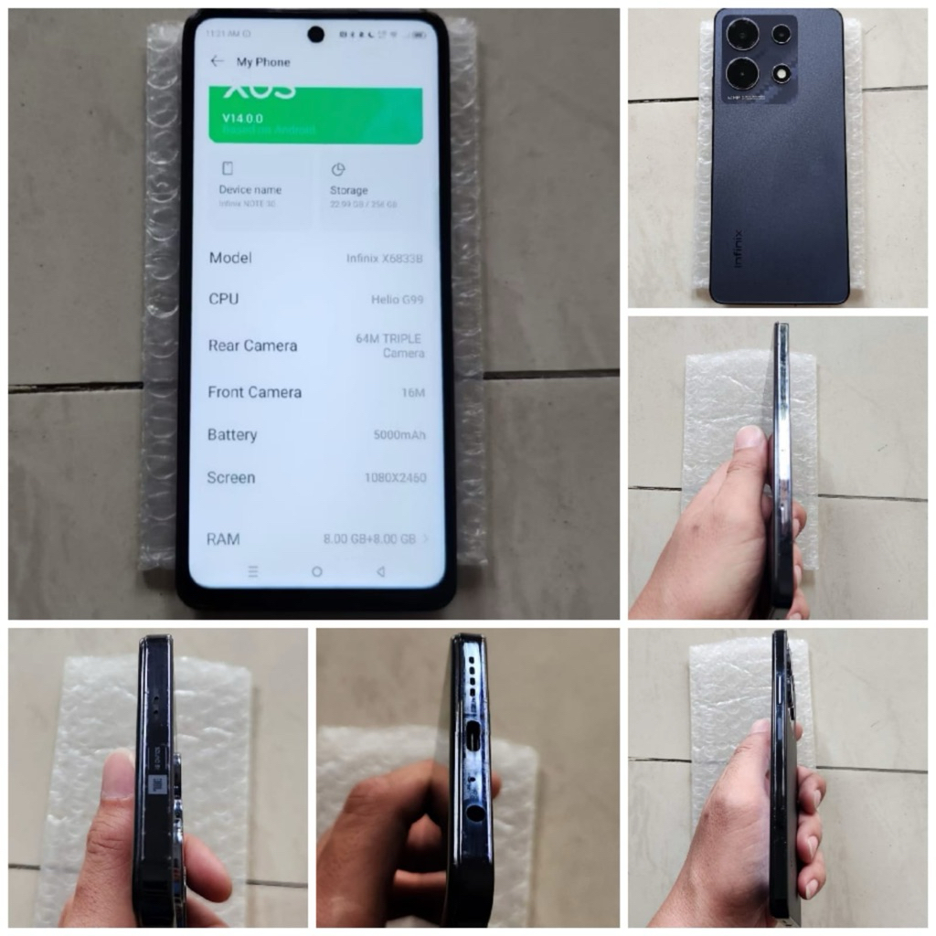 Infinix Note 30 Ram 8/256