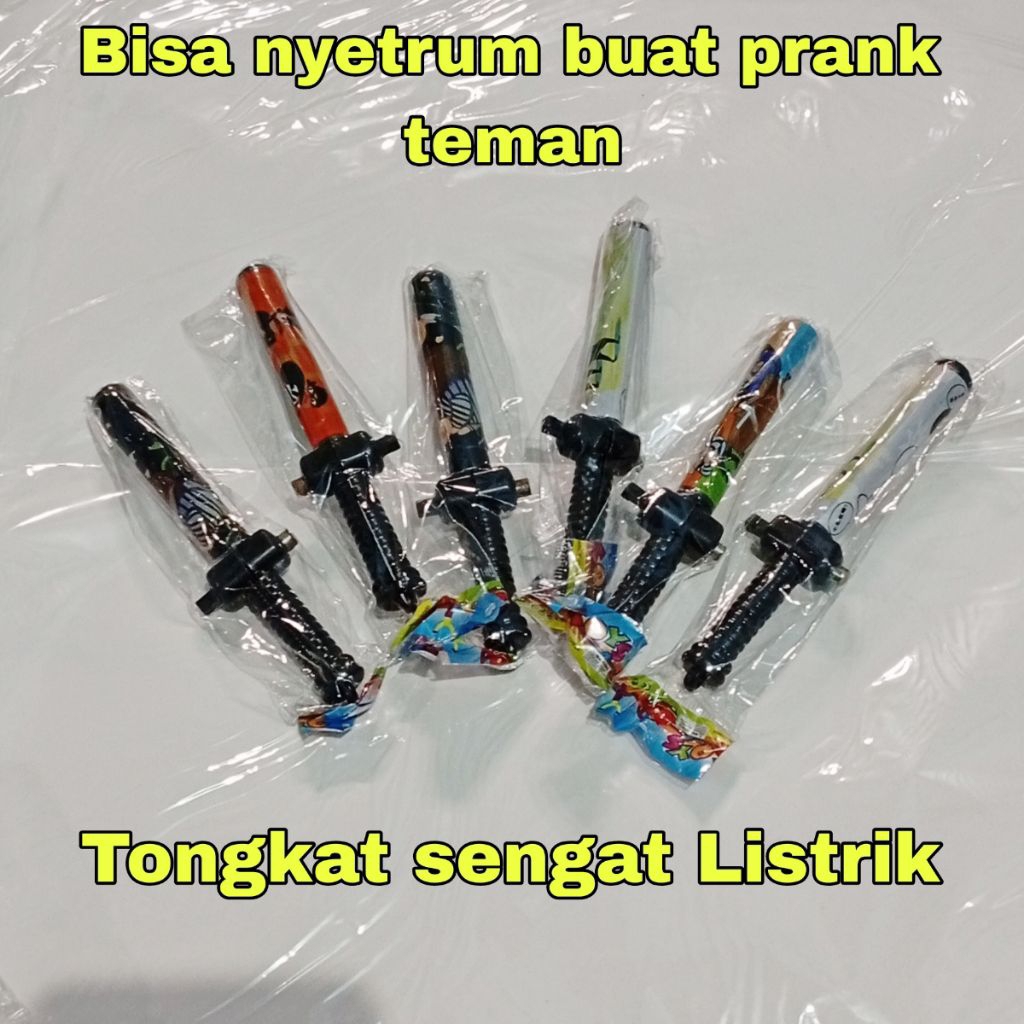 Mainan tongkat listrik kejut