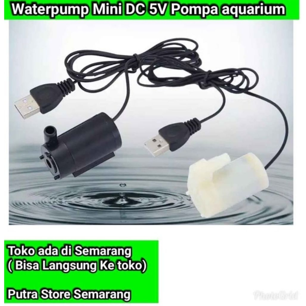 Waterpump usb Mini Power Usb Pompa air Mini Pompa aquarium DC 5V 0,3 Watt