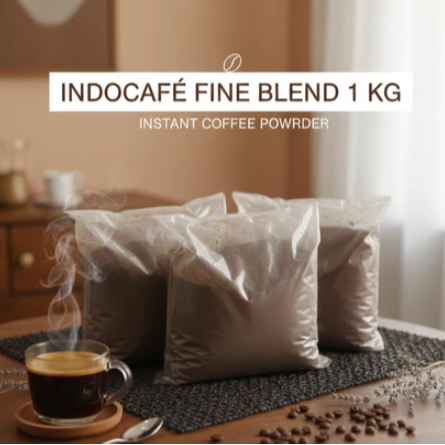 Indocafe Fine Blend Refill Loospack 1kg / Indocafe Fine Blend 100% ASLI