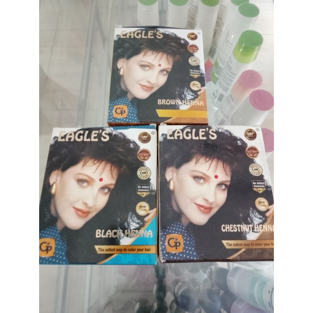 Eagle's Henna Rambut - Black Henna/Pewarna Rambut