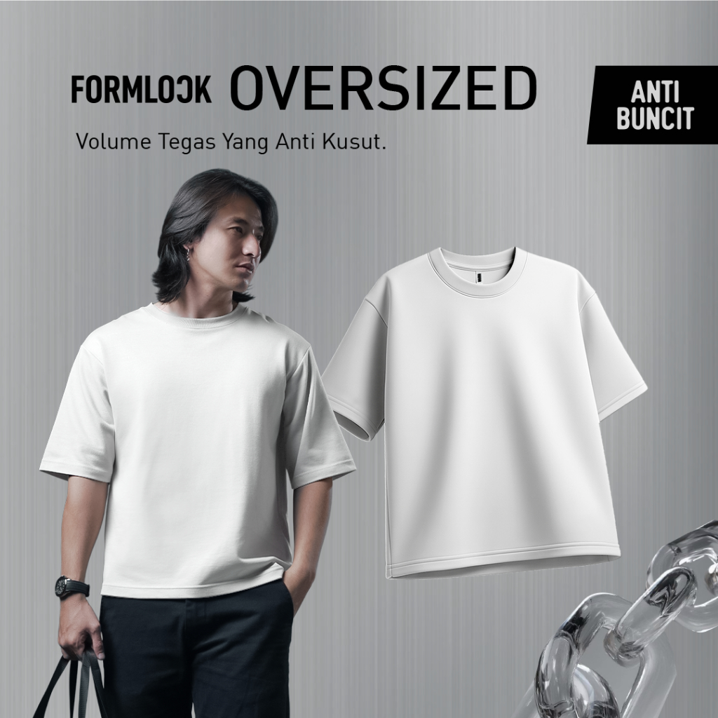 No Void Minds FORMLOCK Oversized T-Shirt | Cloud