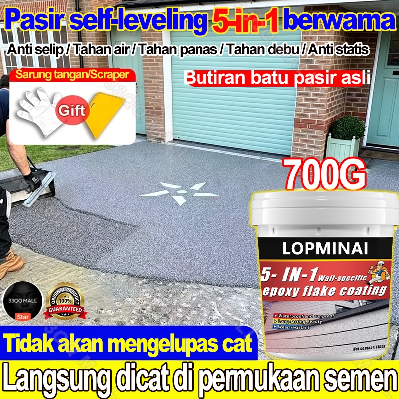 Cat Epoxy Lantai Motif Marmer 5 Dalam 1 Pasir Epoxy Lantai Cat Lantai Epoxy Lantai Semen Cat Lantai 